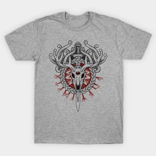 Deer viking skull T-Shirt